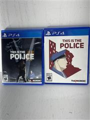 This The Police 1 &2 Playstation 4 Game Lot Of 2 Ps4